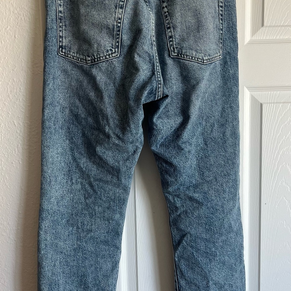 MANGO MNG • Havana High Waisted Mid Cropped Straight Jeans - Picture 8 of 9